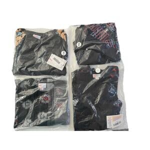 NWT LuLaRoe Randy Size Small LOT Of 4 Baseball 3/4 Sleeve Tees Black #LLR4